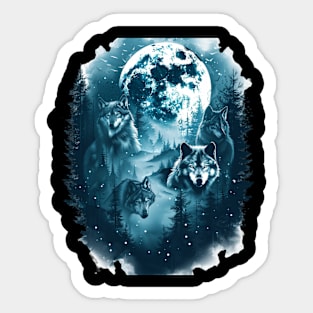 Wolf Pack Power Sticker